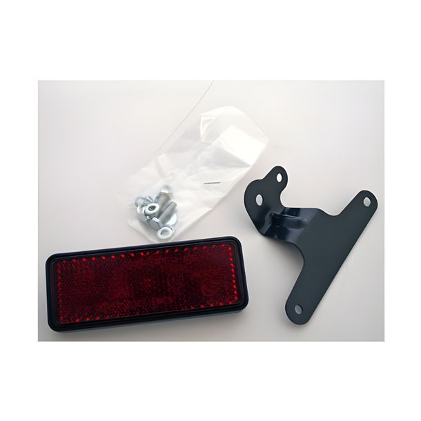 Reflector with universal bracket, 91.5 x 36 mm