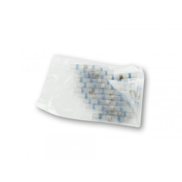 Shrink Solder Connector with Internal Adhesive, Blue
