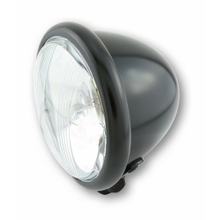 SHIN YO Farol de 4 1/2 polegadas Estilo Bates, preto acetinado