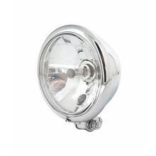 SHIN YO Farol de 5 3/4 polegadas Estilo Bates, cromado