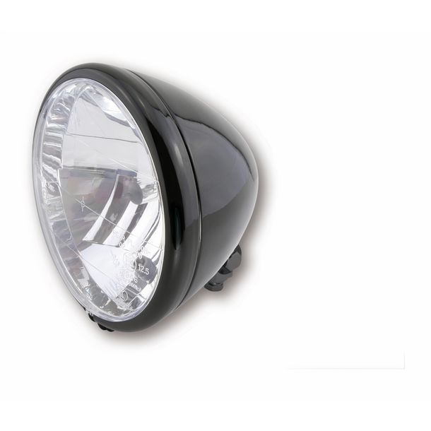 SHIN YO 6 1/2 Zoll Hauptscheinwerfer EL PASO schwarz glänzend – Bild 1