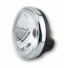 SHIN YO Farol 7 Polegadas LTD, preto brilhante