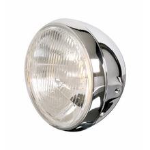 SHIN YO Farol de 7 polegadas Estilo Britânico, cromado
