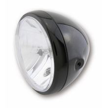 SHIN YO Farol de 7 polegadas SANTA FE, preto brilhante