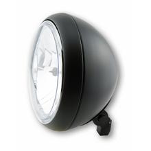 Phare principal SHIN YO 7 pouces YUMA 2, noir mat
