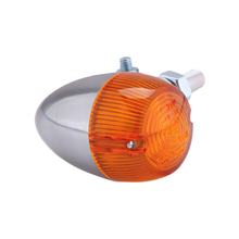 Blinker Highsider Smart Bullet-Blinker mit Zulassung, silber / Linse orange universal, 1 Stück