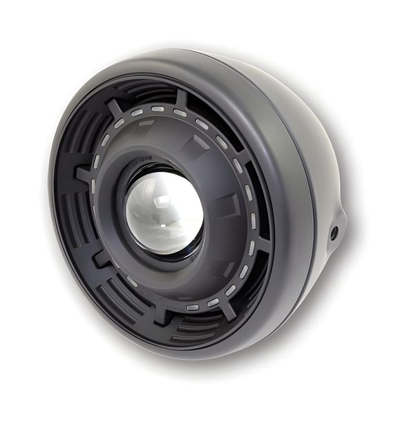 SHIN YO Ellipsoid-Scheinwerfer CYCLOPS, schwarz matt