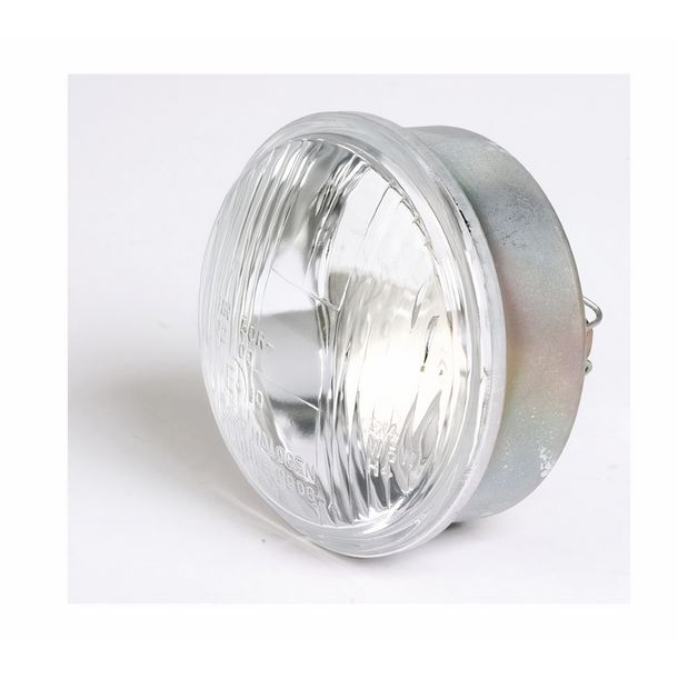 SHIN YO Fernscheinwerfereinsatz mit Standlicht, Metall, 90mm für H 4 Birne, gepr. Glas