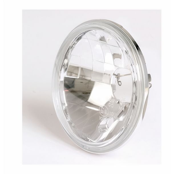 SHIN YO H4-Einsatz 5 3/4 Zoll, Klarglas, mit Standlicht