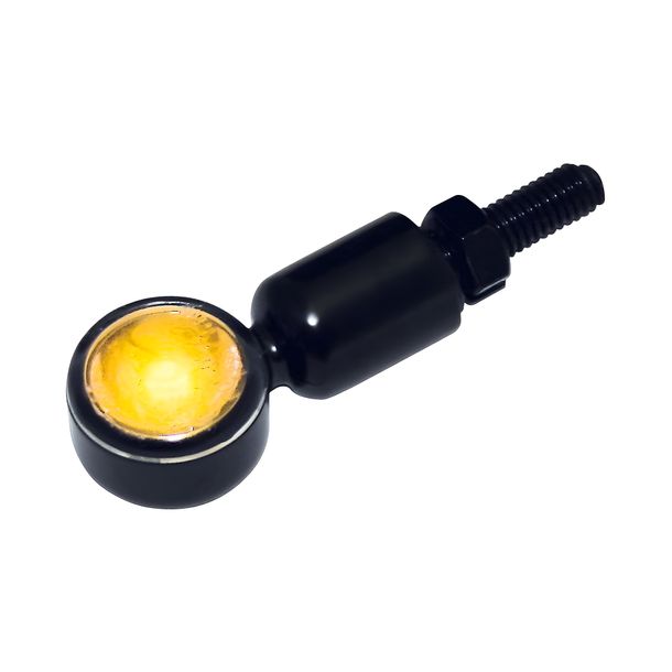SHIN YO HI-Power LED-Blinker MC 1, Alu, schwarz, klares Glas – Bild 2