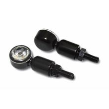 SHIN YO HI-Power LED-Blinker MC 1, Alu, schwarz, klares Glas