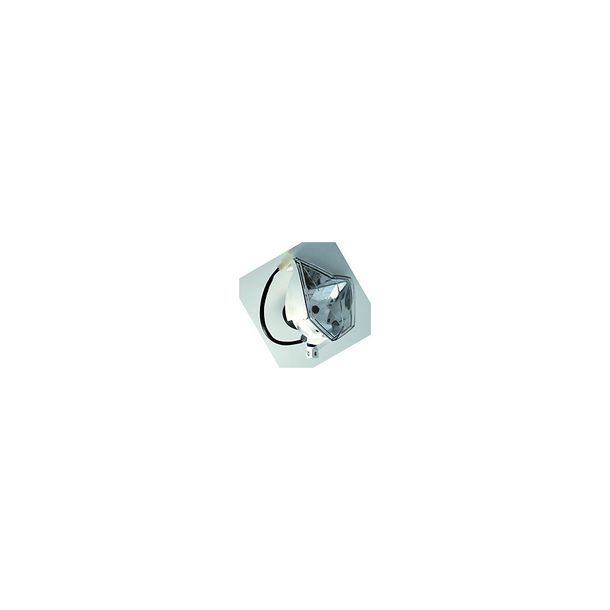 SHIN YO HS1 Vieleck Scheinwerfereinsatz , Klarglas, 12V 35/35W mit Standlicht, E-gepr.