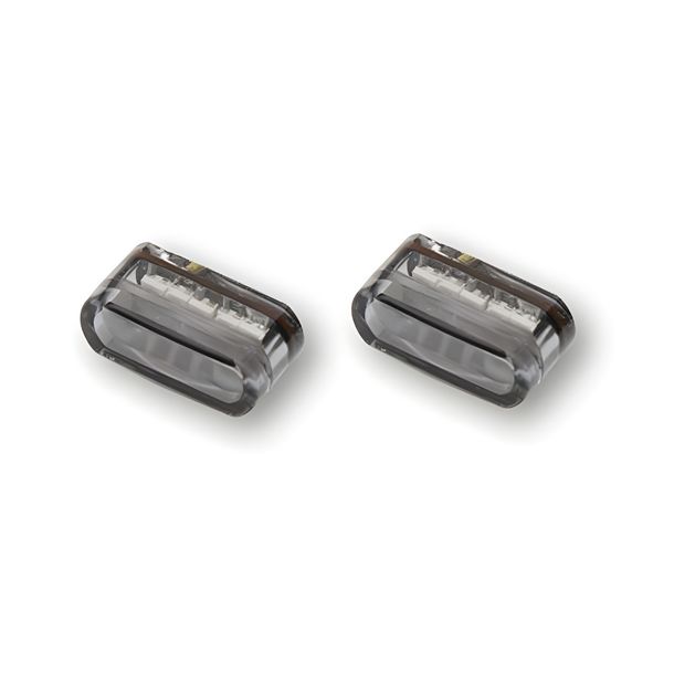 SHIN YO LED Blinker MODUL 1, oval, getönt, zum Einbau.