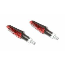Piloto trasero LED SHIN YO, luz de freno, unidad de intermitente ARROWHEAD, rojo/tintado