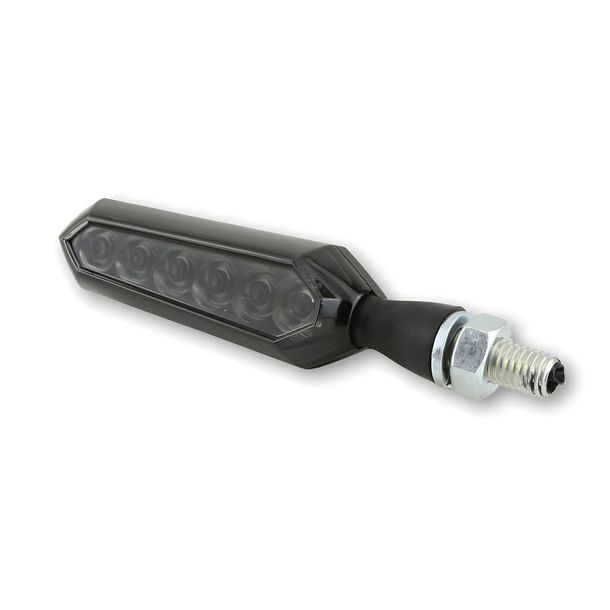 SHIN YO LED Sequenz-Blinker SORA, schwarz, getöntes Glas, E-geprüft