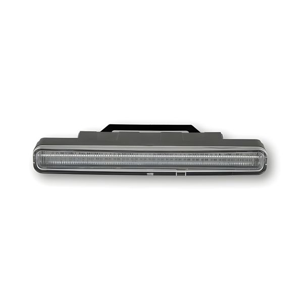 Feux de jour à LED SHIN YO avec fonction feu de position, noir avec support universel