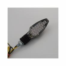 SHIN YO LED-Blinker COMO, schwarz mit klarem Glas