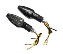 SHIN YO LED-Blinker COMO, Carbonlook mit getöntem Glas