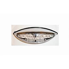 Luz trasera doble LED SHIN YO L.A., cromo