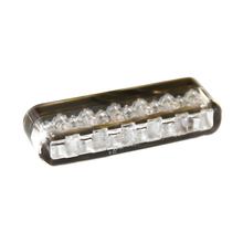 Indicador LED empotrable SHIN YO SHORTY, lente transparente, homologado E.