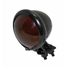 SHIN YO LED-Rücklicht BATES STYLE, schwarzes Gehäuse, rotes Glas