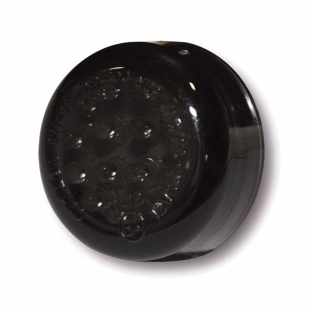 Fanale posteriore SHIN YO MICRO DISC a LED, vetro colorato, rotondo