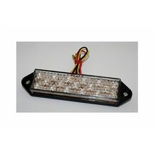 SHIN YO LED-Rücklicht, SUPERFLAT, Klarglas, mit Befestigungslaschen, E-gepr.