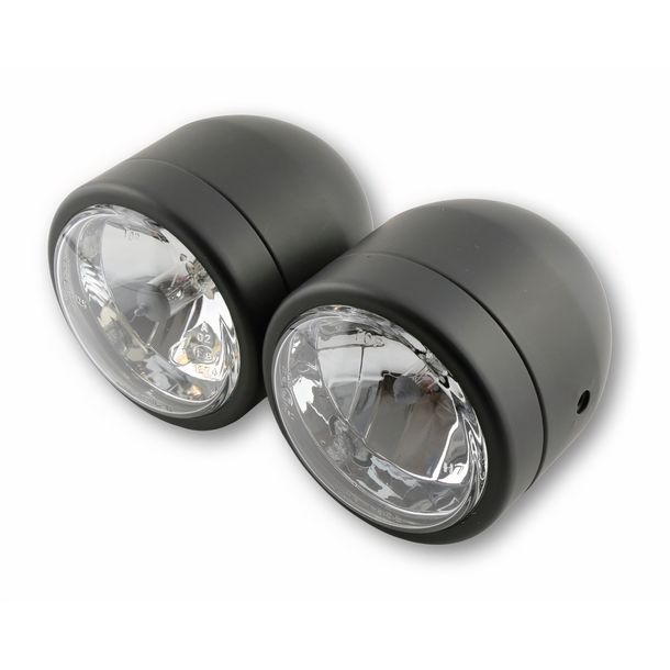 SHIN YO Scheinwerfer-Set, schwarz, Fern + Abblendlicht