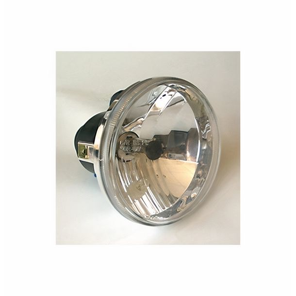 Inserto faro SHIN YO, 120 mm con luce di posizione, HS1 35/35W, vetro trasparente, marchio E