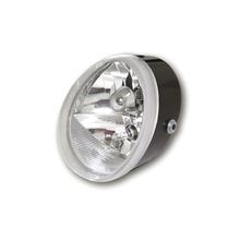 SHIN YO Phare universel OVAL avec feu de position, noir, 12V H9+H11, homologué E.