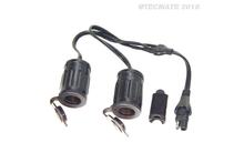 Y-Splitter, SAE auf 2 x Auto-Steckdosenkupplung (No.26)