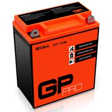 GP-PRO Gel-Batterie 12V 12Ah GB12AL-A Rollerbatterie / Motorradbatterie, wartungsfrei versiegelt vorgeladen ähnlich YB12AL-A2 / CB12AL-A2