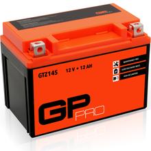 GP-PRO Gel-Batterie 12V 12Ah GTZ14S Rollerbatterie / Motorradbatterie, wartungsfrei versiegelt vorgeladen ähnlich YTZ14S-BS / CTZ14S / YTZ14-S