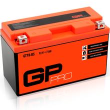 GP-PRO Gel-Batterie 12V 7Ah GT7B-BS Quad ATV / Rollerbatterie / Motorradbatterie, wartungsfrei versiegelt vorgeladen ähnlich YT7B-BS / CT7B-4 / YT7B-4 / GT7B-4 / 50719