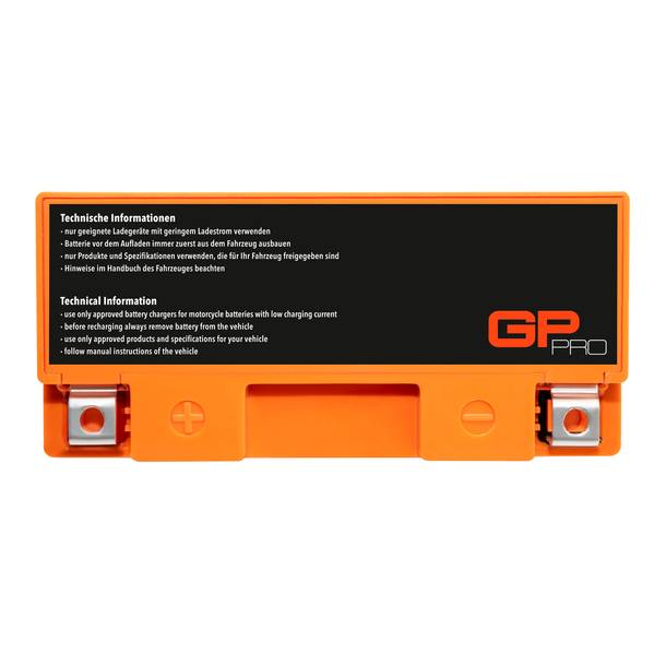 Batterie 12V 10Ah GEL GP-PRO GT12B-4 Roller ähnl. YT12B-BS YT12-B4 CT12B4 51001 – Bild 3