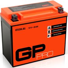 GP-PRO Gel-Batterie 12V 20Ah GTX20L-BS Quad ATV Batterie / Motorradbatterie, wartungsfrei versiegelt vorgeladen ähnlich YTX20L-BS / YTX20L-4 / CTX20L-BS / 51821