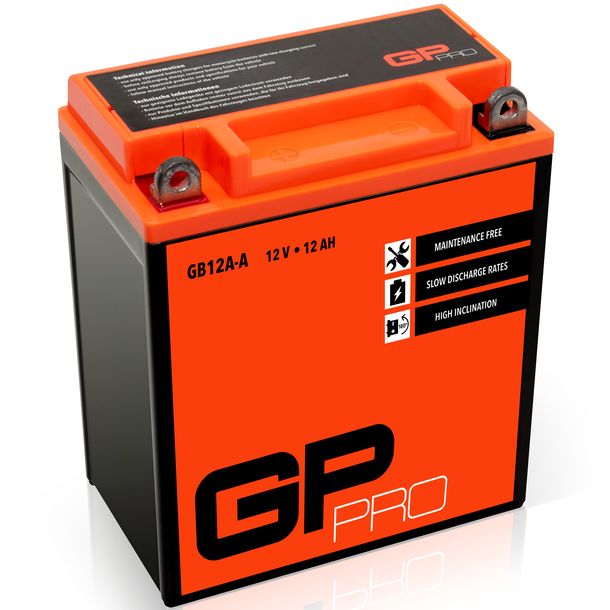 Batería 12V 12Ah GEL GP-PRO GB12A-A moto scooter simile YB12A-A YB12A-B 51211 – Bild 1