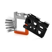 Ferramenta para bicicleta Mini ferramenta Super B TB-FD50-OR com 21 funções 21 em 1 ferramenta multifuncional dobrável
