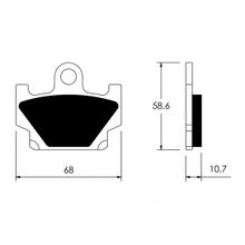 set pastiglie freno Vicma Y212 per SR250 Specia