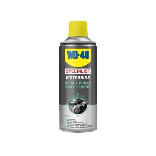 WD-40 wax- en glansspray waxpolish voor motorfiets 400 ml