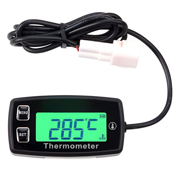 Temperatuurdisplay met temperatuursensor voor cilinderkop -20°C - 300°C