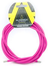 Cavo freno 1,5/5mm x 2m Alhonga cc -PK01-Ø5MM con maniche su entrambe le estremità, rosa