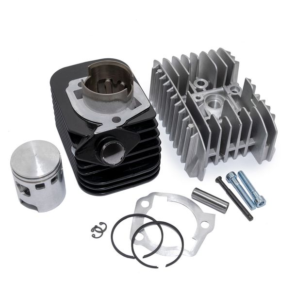 Kit cylindre Pinasco EVOTEN 60ccm 42mm SP.12 5P noir pour Piaggio Ciao SI / Bravo / CBA (avec culasse)
