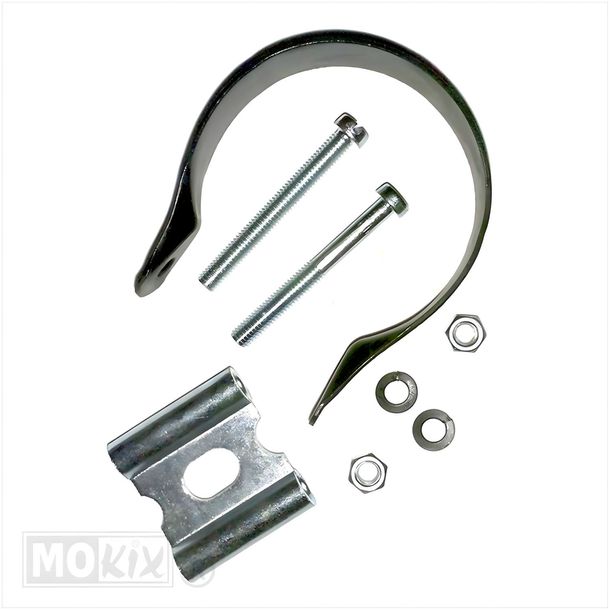 Morsetto Stage6 universale scarico / marmitta - Alu CNC - VIOLA