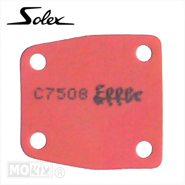 Petrol Pump Membrane Solex Rubber Red