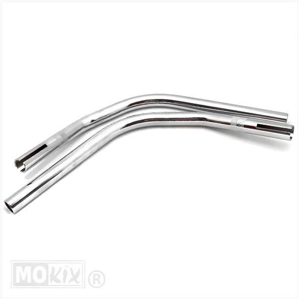 Handlebar chrome 2-piece for Peugeot 103/Mvl/Vogue