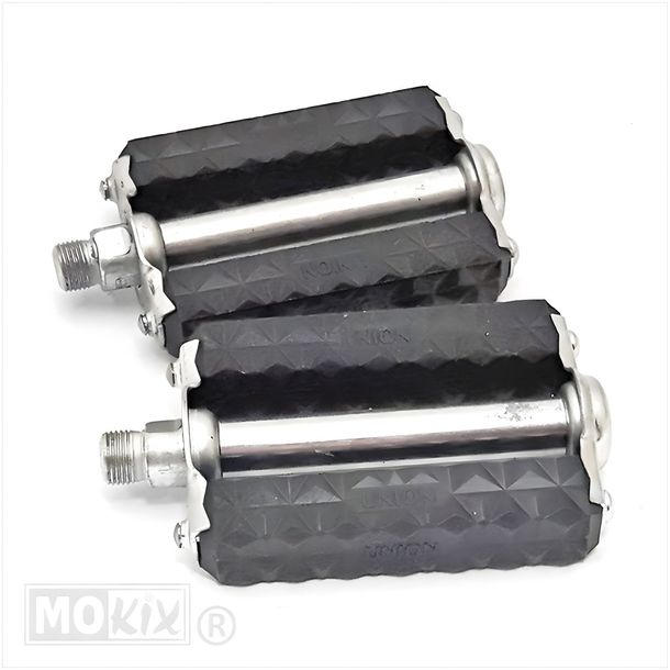Pedal Satz Union Solex/Mbk/Peu 9/16 Voll-Gummi 14x125mm