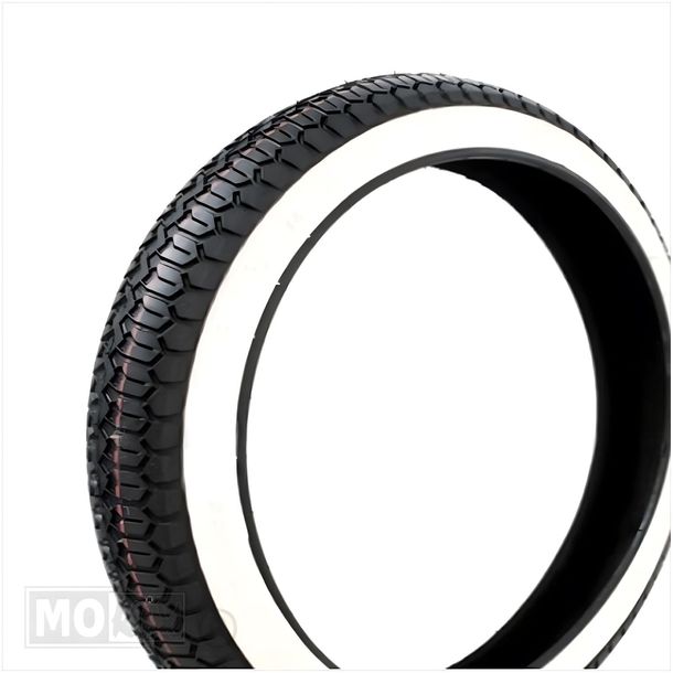 Mitas 2.25 Buitenband - 16 B8 White Wall Tl