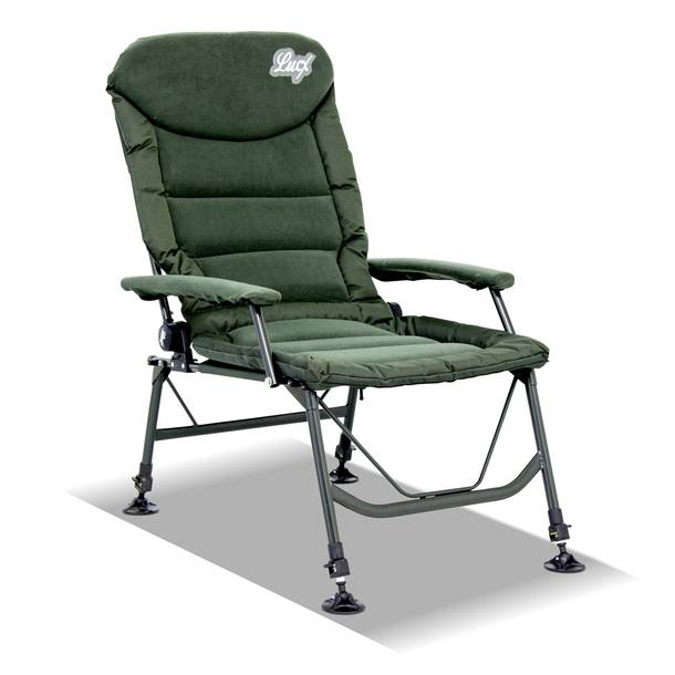 Lucx® Karpfenstuhl Angelstuhl Anglerstuhl Carp Chair Stuhl Grün Like A Big Boss – Bild 1