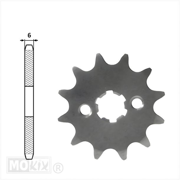 Corona piñon Yamaha DT50 MX/FS1/RD 50 (420) 14 dientes IGM